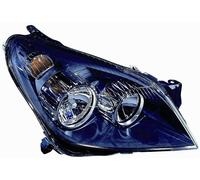 Faro Fanale Delantero Derecho Negro Para Opel Astra H 2004-2007