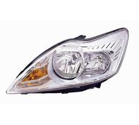 Faro Fanale Delantero Izquierdo Cromado para Ford Focus 2007-2011 Parabola