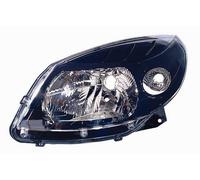FARO FANALE PROYECTOR DX H4 PRED REG ELETT DACIA SANDERO 2008 PARAB NEGRA