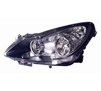 FARO FANALE PROYECTOR DX H7-H1 PR REG EL OPEL CORSA D2006 PARAB NEGRA