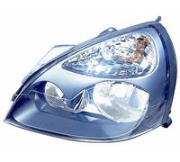 Faro Faro Fanale Anteriore Izquierdo Negro para Renault Clio 2001-2005 Parabola