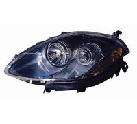 Faro Farola Delantera Para Fiat Bravo 2007 Parabola Negra Izquierda