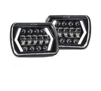 Faro Faros 7x6 "5X7" Impermeable LED Proyector Faro Hi-Lo Beam DRL Para Nissan 240SX S13(2 Piece)