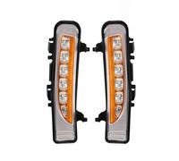 Faro Faros Luz LED Conducción Diurna Coche Señal Giro Dinámica DRL Lámpara Antiniebla Blanca Amarilla Y Azul 12V Para Ford Para Edge 2009-2011 2012 2013 2014(White Yellow Blue A)