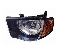 Faro frente derecha l200 de 2005 al 2010 doble cabina flecha naranja