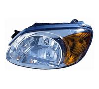 Faro frente derecha para Hyundai accent 2002 al 2006 4/5 puertas flecha naranja