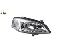 Faro Frontal Apto para Opel Astra G 02/98- 01/05 Derecha Con Bombillas