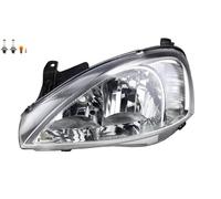 Faro Frontal Apto para Opel Corsa C 09 / 2000-06/03 Izquierda Con Bombillas