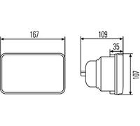 Faro izquierda 1AB 003 177-791 HELLA