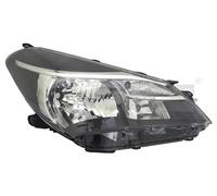 Faro izquierda H4 20-15518-15-2 TYC para TOYOTA YARIS