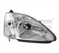 Faro izquierda H4 20-6252-05-2 TYC para HONDA CIVIC VII Hatchback