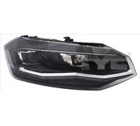 Faro izquierda LED 20-19212-06-2 TYC para VW POLO VI