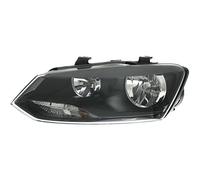 Faro izquierdo 2h7 para vw polo 2014 en adelante black mask hella