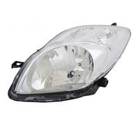 Faro izquierdo h4 lente transparente para toyota yaris 2009 a 2011 valeo