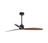 Faro Just Fan Ventilador de Techo con Mando 32W Negro/Madera