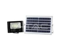 Faro Led 25W A Batería Con Panel Solar Y Control Remoto V-TAC VT-25W