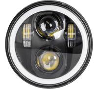Faro LED de 5 3/4" y 5,75" para motocicleta, compatible con Harley Davidson Sportster Iron 883 Dyna