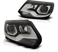 Faro LED De Luz Diurna Tuning Tec Para VW Tiguan Facelift 06/11-15 Negro