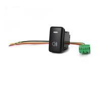 Faro LED, luz antiniebla, espejo retrovisor, calefacción, interruptor de estacionamiento, botón pulsador apto para Toyota FJ apto para Land Interruptor Basculante Botonera Elevalunas(Rear Fog)