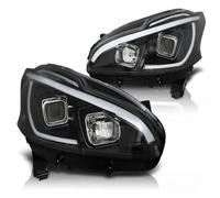 Tuning Tec LPPE31 LED Luces Diurnas Frontal Para Peugeot 208 12-15 Negro L/R