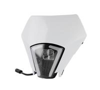 Faro LED Máscara de faro Conjunto de faro | For GasGas EX250 300 ES350 500 700 EC125 200 250 300 400 450 515 2024(HD1 With Cover White)