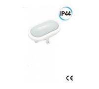 Faro LED Para Exterior Ovalado Soporte 169 X 115 Color Blanco Electraline 65005