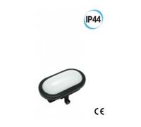 Faro LED para Exterior Ovalado Soporte 169 X 115 Color Negro Electraline 65007