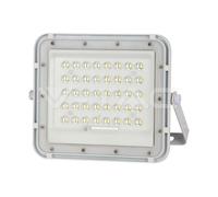 Faro LED Solar Floodlight 10W IP65 Blanco con Mando 4000K V-tac VT-80W-W