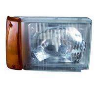 Faro luz frente izquierda por Fiat panda 1986 al 2003 naranja electrico