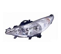 Faro luz proyector delantera derecha para Peugeot 207 de 2006 en adelante con antiniebla