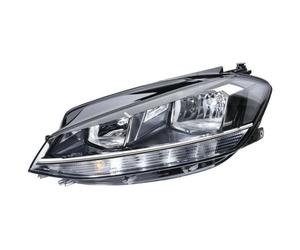 Faro luz proyector delantera derecha para Volkswagen Golf 7 2012 en adelante h7/h9