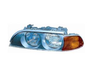 Faro luz proyector delantero derecha bmw serie 5 e39 1995 al 2000 HB3/h7 naranja