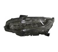 Faro luz proyector delantero derecha honda civic 2016 en adelante led negro