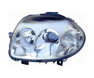 Faro luz proyector delantero izquierdo para Renault Clio 1998 al 2001 2 parábolas