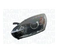 Faro luz proyector derecha para Renault megane 2012 al 2015 negro con anillo cromado