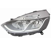 Faro Luz Proyector SX H7-H1 C/ Mot El Renault Clio 2016 Par Negro C/ Prof Whi