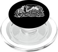 Faro marítimo brújula Barco de Vela Norte PopSockets PopGrip para MagSafe