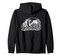 Faro marítimo brújula Barco de Vela Norte Sudadera con Capucha