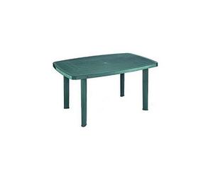 Faro Mesa Modular Oval cm137x85x72h de Polipropileno Verde Exterior