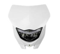 Faro Moto Conjunto Conjunto De Luces Delanteras para Motocicleta WR 125 155 250 450 TT-R 50 100 125 230 YZ250F YZ450F YZ85 Conjunto Faros Motocicleta(Ivory)