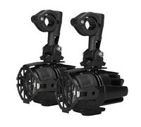 Faro Moto Conjunto Faros Delanteros Auxiliares Alto Brillo para Motocicleta para BMW R1200GS LC para ADV F800GS Conjunto De Luces Antiniebla Conjunto Faros Motocicleta(Light with Guards)