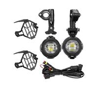 Faro Moto Conjunto Faros Delanteros Auxiliares De Alto Brillo para Motocicleta para BMW F750GS F650GS R1150GS Conjunto De Luces Antiniebla Conjunto Faros Motocicleta(1set with Relay)