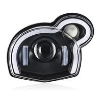 Faro Moto Conjunto para BMW G650GS para Sertao R13 2011-2017 Lámpara De Ojo De Diablo DRL De Haz Alto Bajo Luz LED para Faro Motocicleta Conjunto Faros Motocicleta(Red Devil Eye)