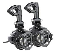 Faro Moto Conjunto para BMW R1200GS LC R1250GS para Motocicleta Adventure LED Faro Auxiliar Protector De Luz Antiniebla Abatible Conjunto Faros Motocicleta(Light and Cover)