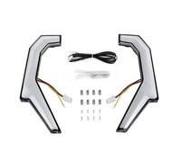 Faro Motocicleta para Polaris para RZR XP XP4 1000 para RZR-4 900 2014-2020 UTV ATV Luces De Acento De Colmillo Delantero Luz De Señal De Giro LED Faros Delanteras Moto