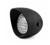 Faro Motocicleta Soporte para Pantalla Lámpara Faro LED Tipo Bala Motocicleta Soporte Máscara Abrazadera Faro Delantero para Cafe para Racer para Bobber Faro Motocicleta Led(Headlight)