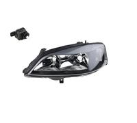 John´s Faro delantero 55 08 09-9 para Opel Astra G Izquierdo H7/HB3 Negro