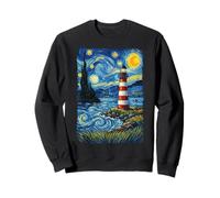 Faro Noche Estrellada Sudadera