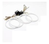 Faro ojos de ángel Para BMW Serie 3 E30 E36 Para M3 333i 325i 323i 316i 318i 325td 1982-2000 Luz Blanca Leche SMD LED Kit De Anillo Ojos Ángel Faros Angel Eyes para coche(30 White and Yellow)