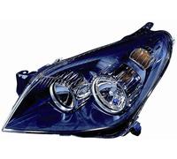 Faro Opel Astra H De 03-2004 Al 2007 Izquierdo Parábola Negro Anterior
